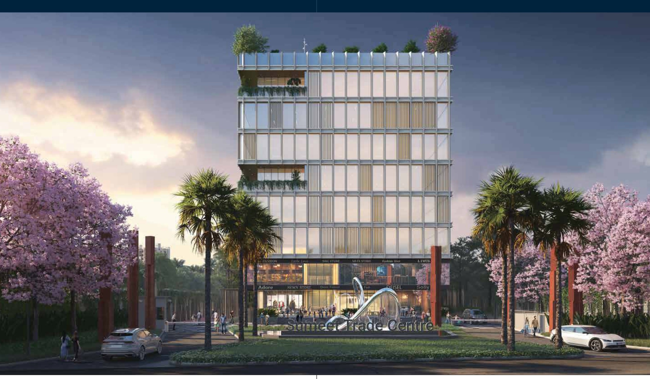 Sumeet Trade Centre Building Rendering
